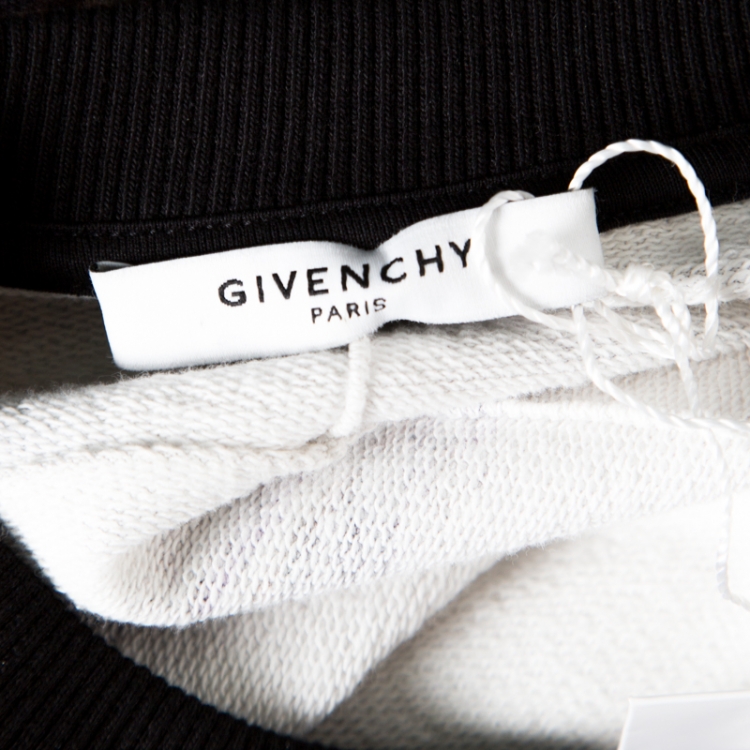 Pre Owned Givenchy Multicolor Butterfly Wing Print Cotton Terry Sweatshirt M