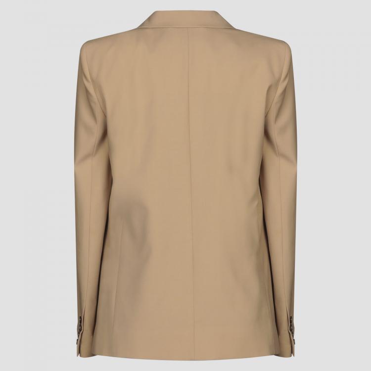 Pre Owned Givenchy Beige Wool Single-Breasted Blazer L (FR 40)