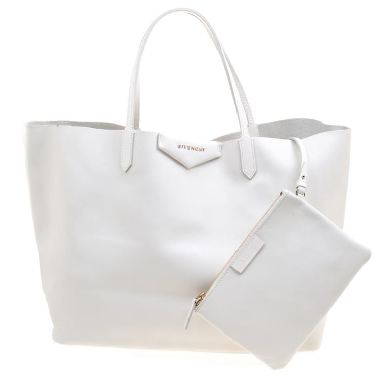 Givenchy Off White Leather Large Antigona Shopping Tote Givenchy | The ...