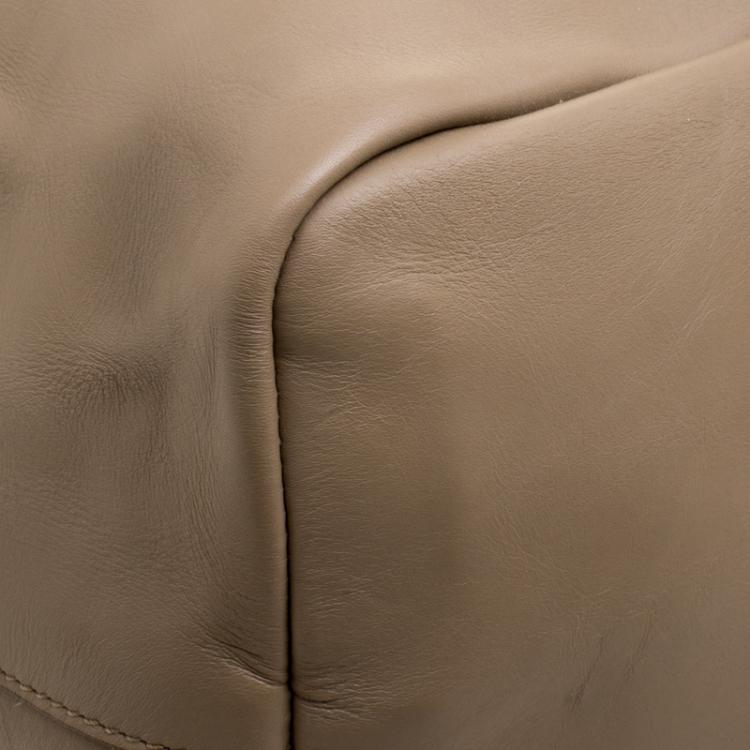 Pre Owned Givenchy Beige Leather Large Antigona Shopping Tote