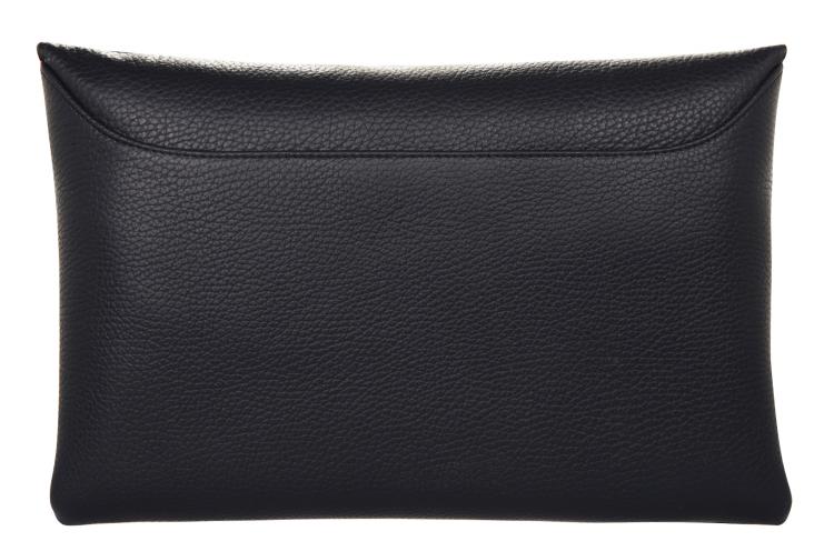 Pre Owned Givenchy Navy Blue Leather Antigona Envelope Clutch