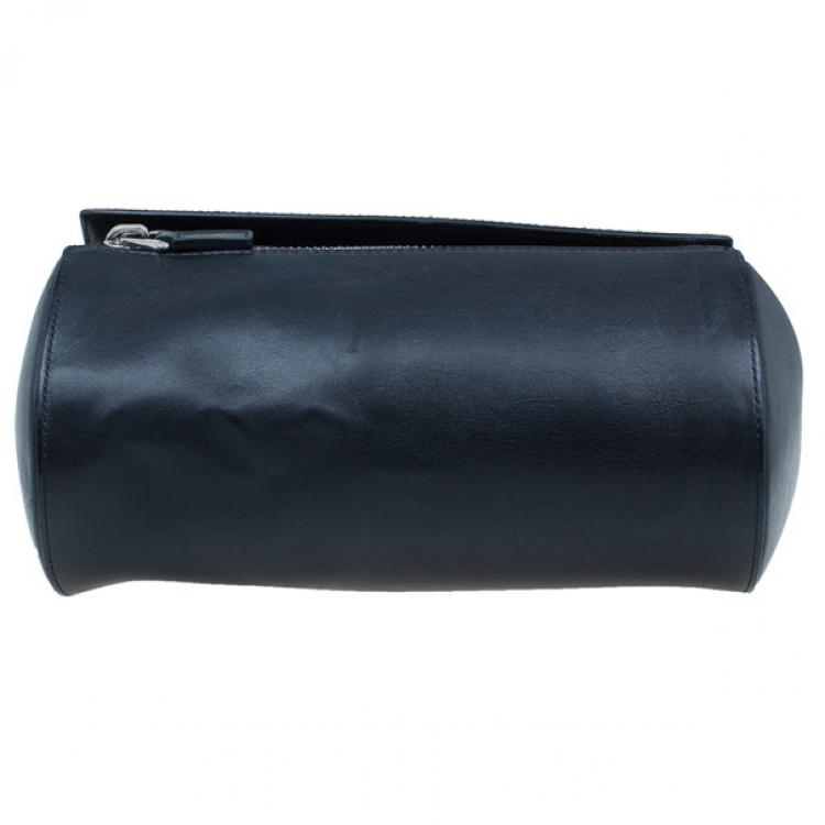 Pre Owned Givenchy Black Leather Medium Pandora Box Bag