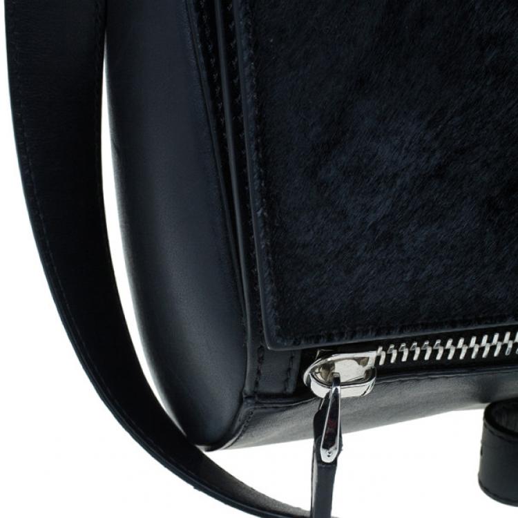Pre Owned Givenchy Black Leather Medium Pandora Box Bag