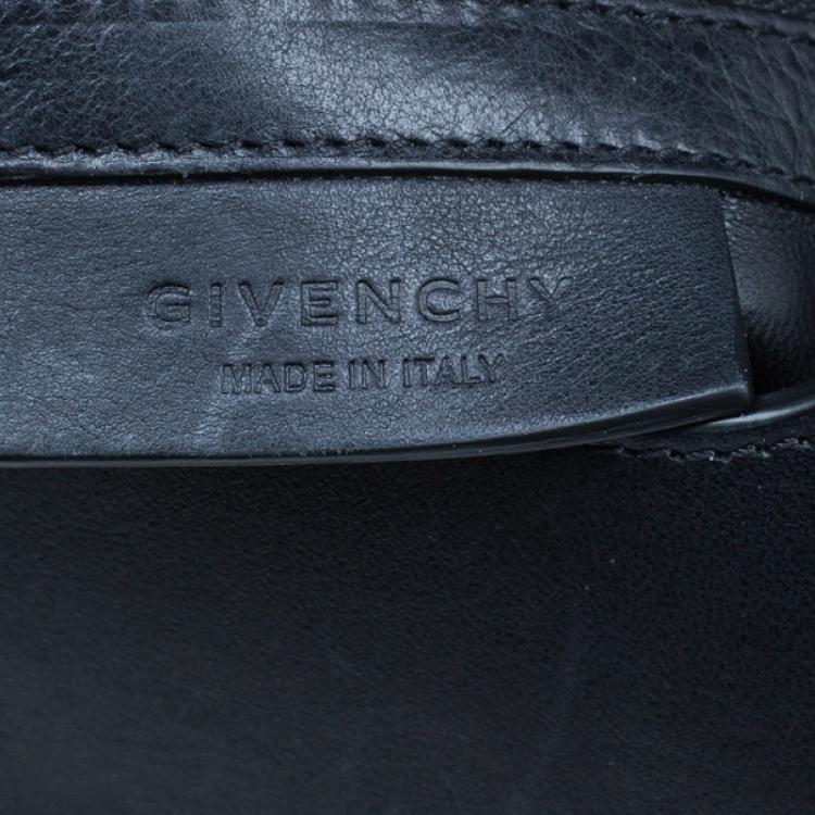 Pre Owned Givenchy Black Leather Medium Pandora Box Bag