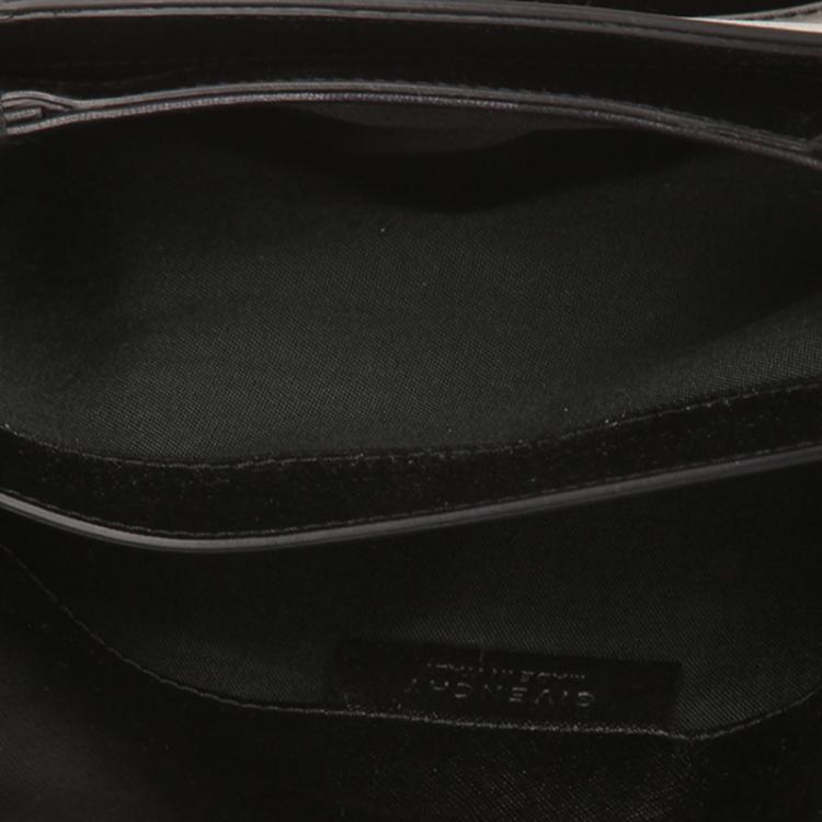 Pre Owned Givenchy Nero Leather Antigona Envelope Clutch