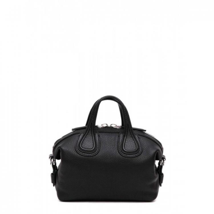 مملوكة مسبقًا Givenchy Black Leather Micro Nightingale Crossbody Bag