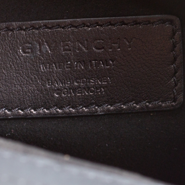 مملوكة مسبقًا Givenchy Black Leather Rave Bambi Crossbody Bag