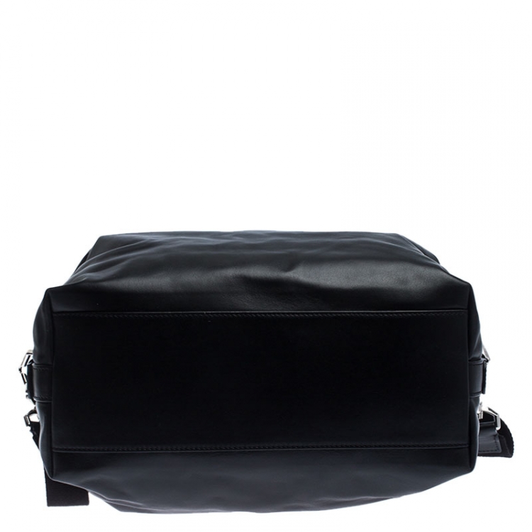 Pre Owned Givenchy Black Calfskin Leather Medium Nightingale Satchel