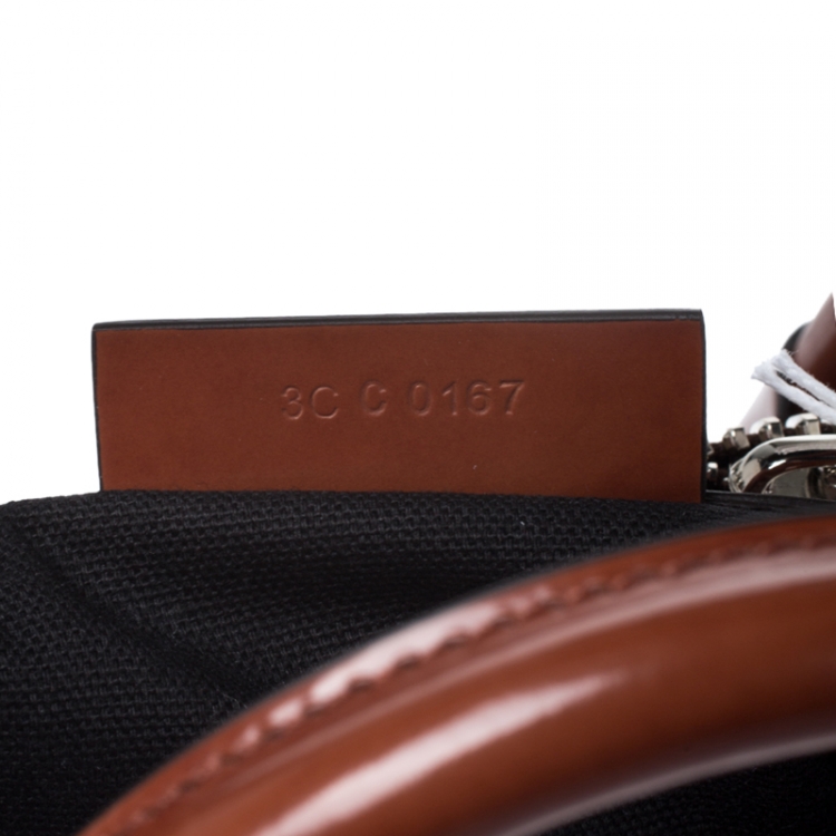 Pre Owned Givenchy Brown Leather Small Antigona Satchel