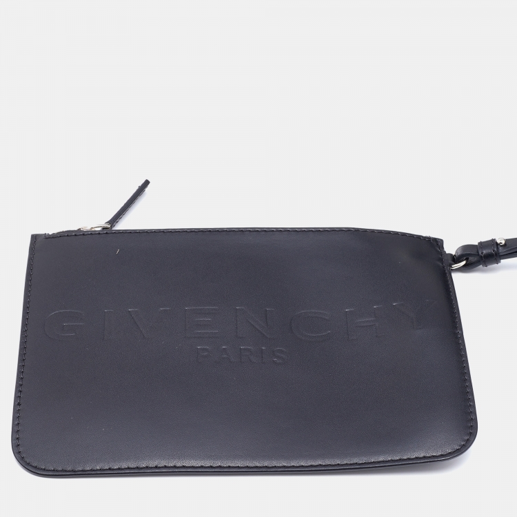 Pre Owned Givenchy Black Leather Antigona Whipstitch Handle Tote 