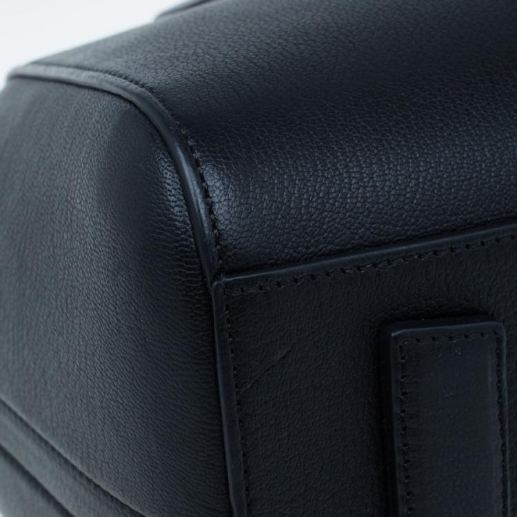 Pre Owned Givenchy Black Small Goatskin Antigona Satchel
