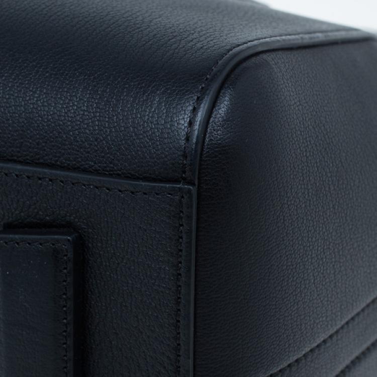 Pre Owned Givenchy Black Small Goatskin Antigona Satchel