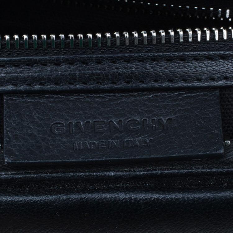 Pre Owned Givenchy Black Small Goatskin Antigona Satchel