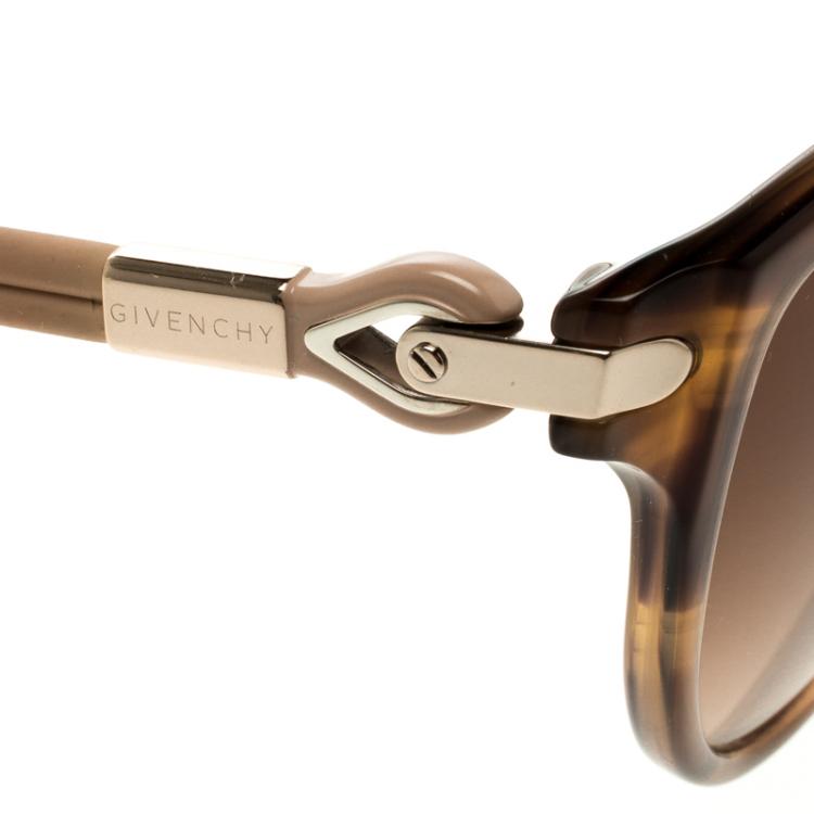 Pre Owned Givenchy Brown SGV918 Sunglasses 