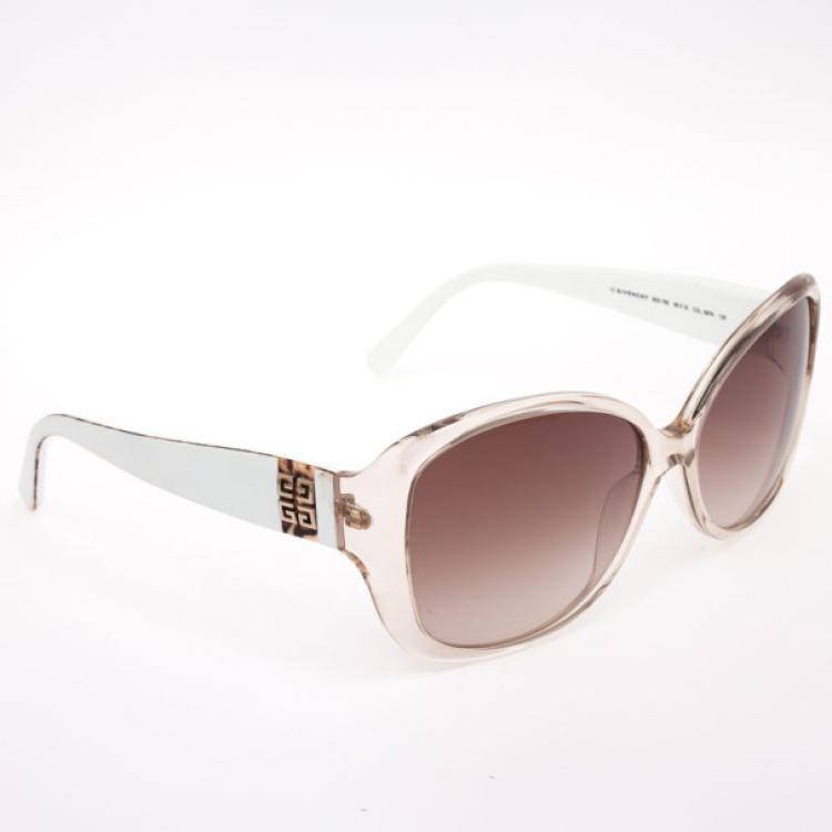 Givenchy White Squared Cat Eye Womens Sunglasses Givenchy | TLC