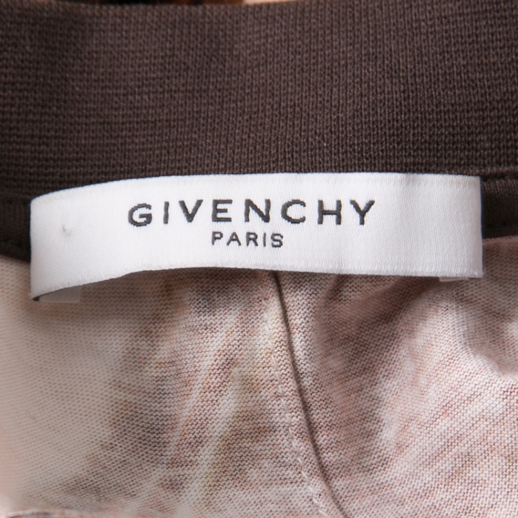 Pre Owned Givenchy Multicolor Butterfly Print T-Shirt XS