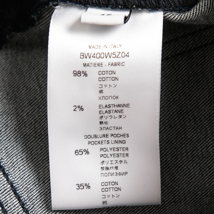 Pre Owned Givenchy Blue Denim Skirt L