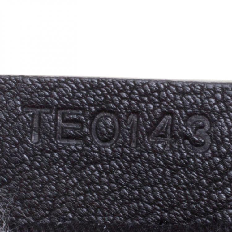 Pre Owned Givenchy Black Leather Pandora Wristlet Clutch