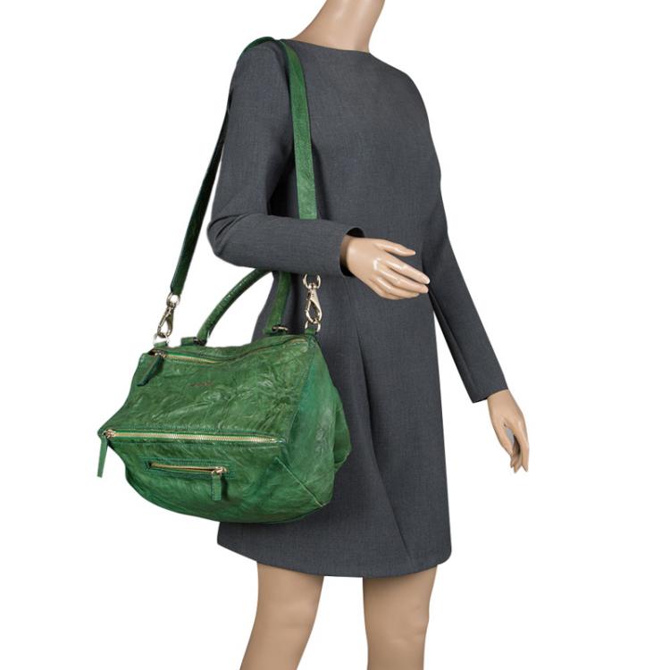 Givenchy Green Leather Large Pandora Crossbody Bag Givenchy | TLC