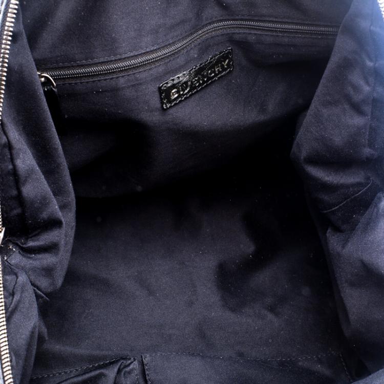 Pre Owned Givenchy Black Patent Leather Oversize Nightingale Tote