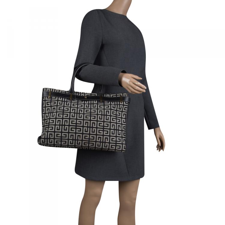 Pre Owned Givenchy Grey Canvas Tote