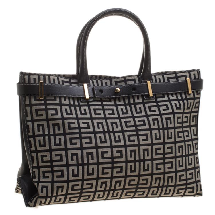 Pre Owned Givenchy Grey Canvas Tote