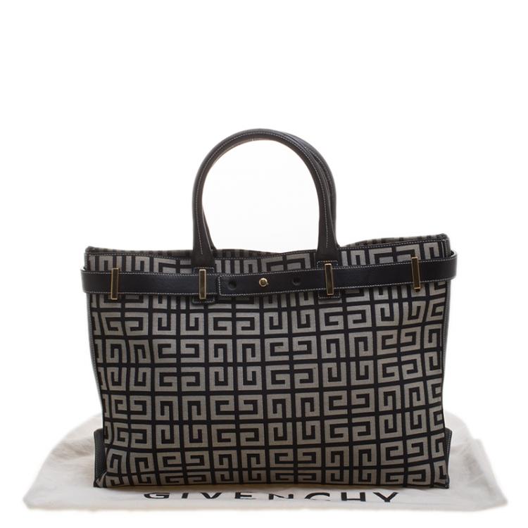 Pre Owned Givenchy Grey Canvas Tote