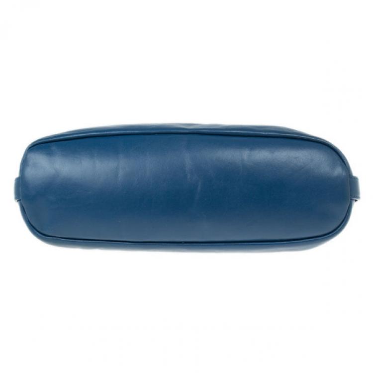 Pre Owned Givenchy Blue Leather Medium Bugatti Bag