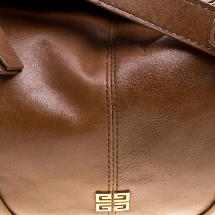 Pre Owned Givenchy Brown Leather Hobo