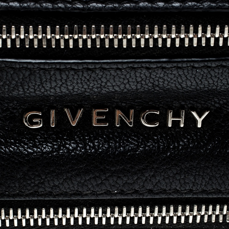 Pre Owned Givenchy Black Leather Pandora Coin Purse