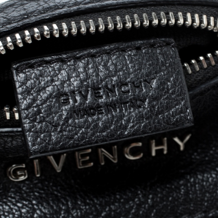 Pre Owned Givenchy Black Leather Pandora Coin Purse