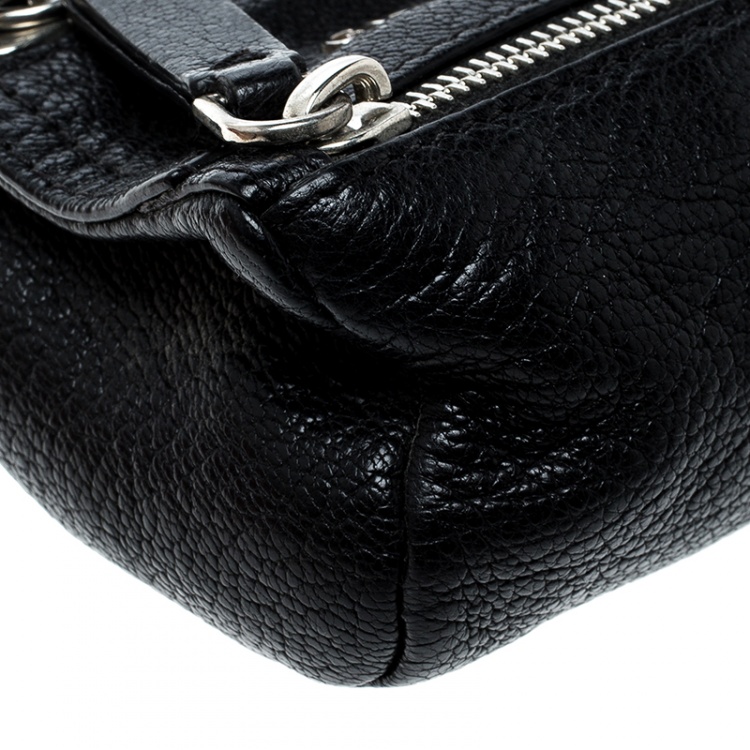 Pre Owned Givenchy Black Leather Pandora Coin Purse