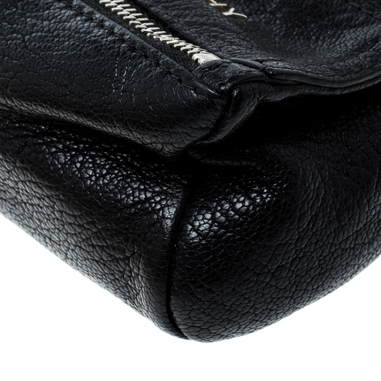 Pre Owned Givenchy Black Leather Pandora Coin Purse