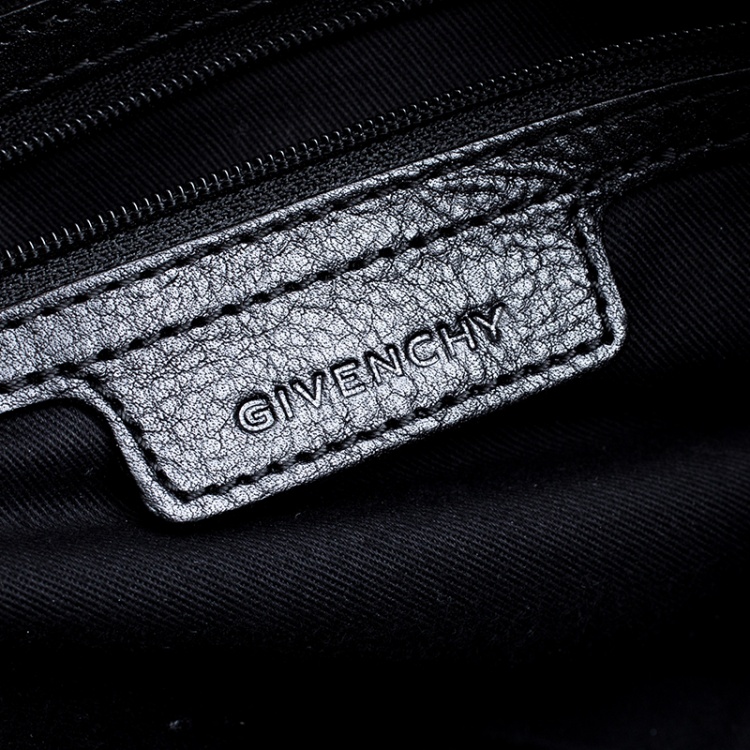 Pre Owned Givenchy Black Monogram Coated Canvas and Leather Tote