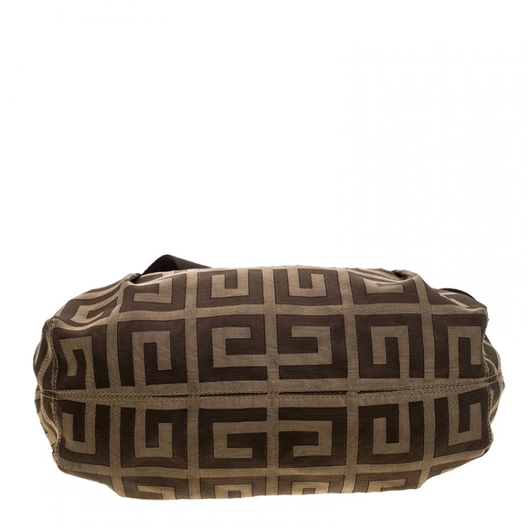 مملوكة مسبقًا Givenchy Brown Monogram Canvas and Leather Satchel