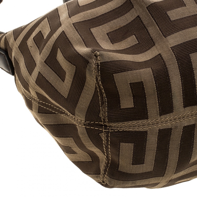 مملوكة مسبقًا Givenchy Brown Monogram Canvas and Leather Satchel