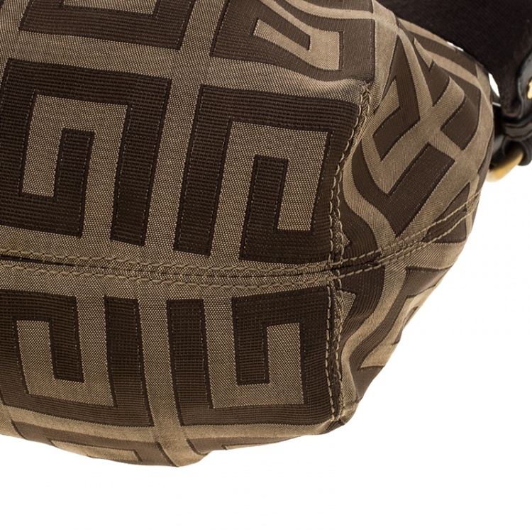 مملوكة مسبقًا Givenchy Brown Monogram Canvas and Leather Satchel