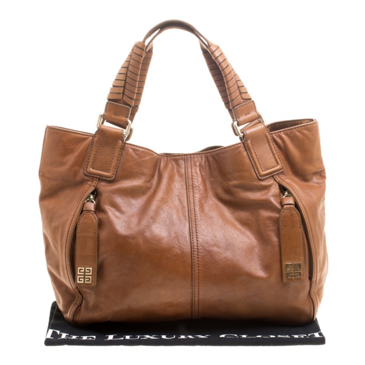 Pre Owned Givenchy Brown Leather Tote