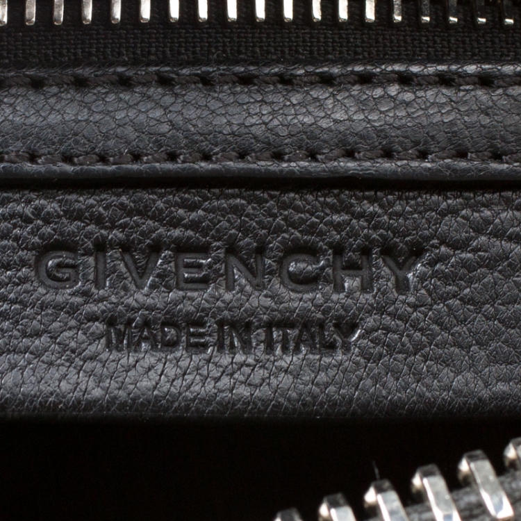 Pre Owned Givenchy Black Leather Small Antigona Satchel