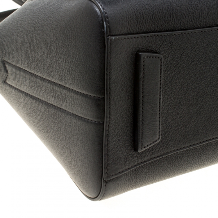 Pre Owned Givenchy Black Leather Small Antigona Satchel
