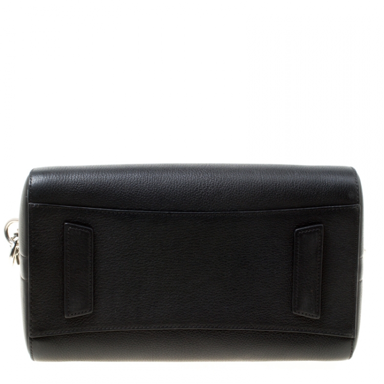 Pre Owned Givenchy Black Leather Small Antigona Satchel