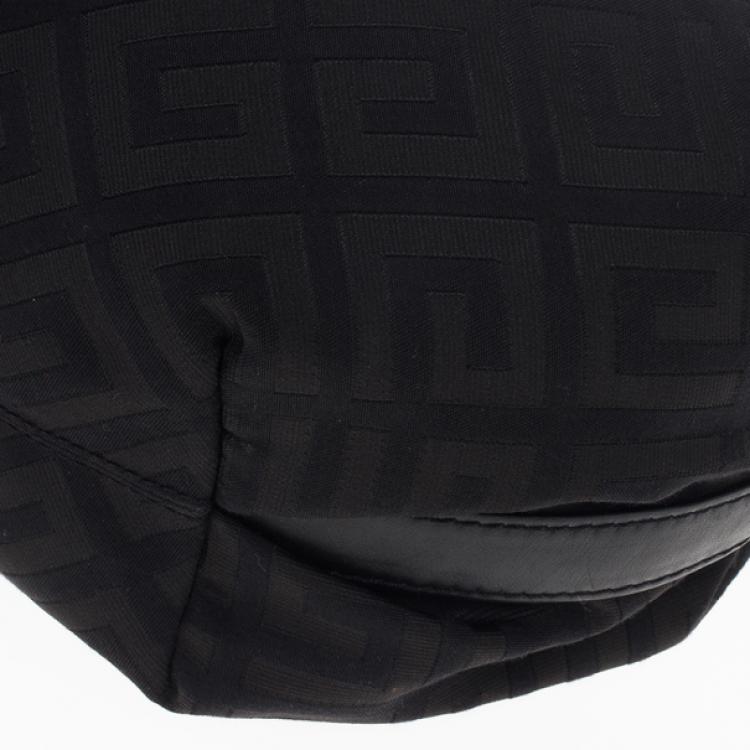 Pre Owned Givenchy Monogram Canvas Logo Hobo