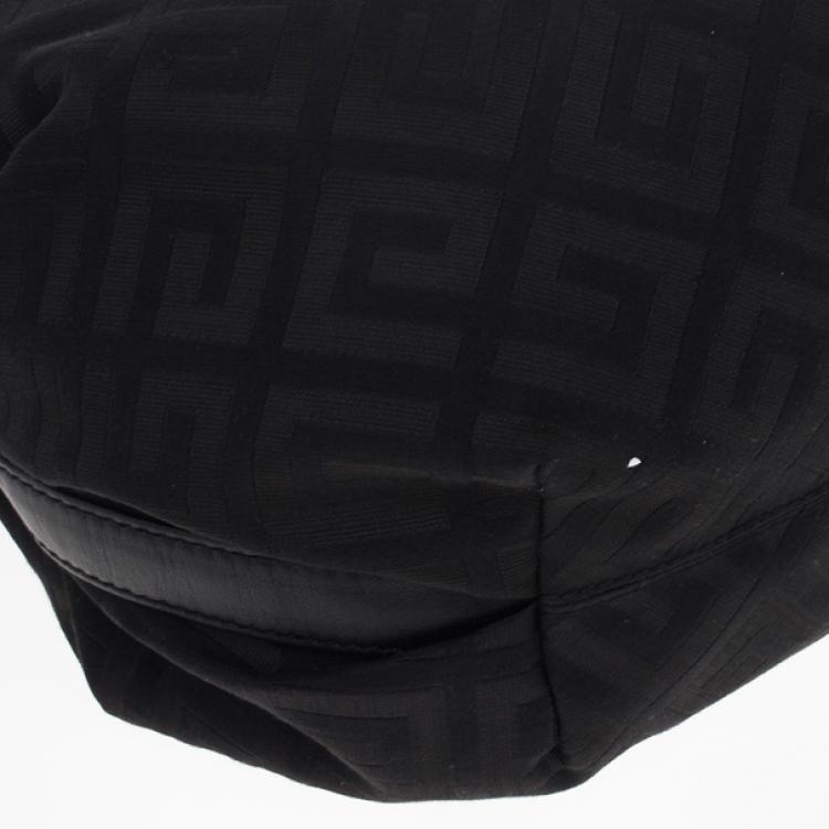 Pre Owned Givenchy Monogram Canvas Logo Hobo