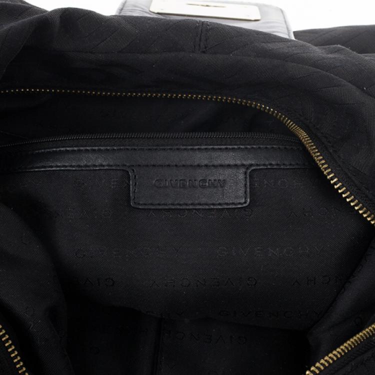 Pre Owned Givenchy Monogram Canvas Logo Hobo