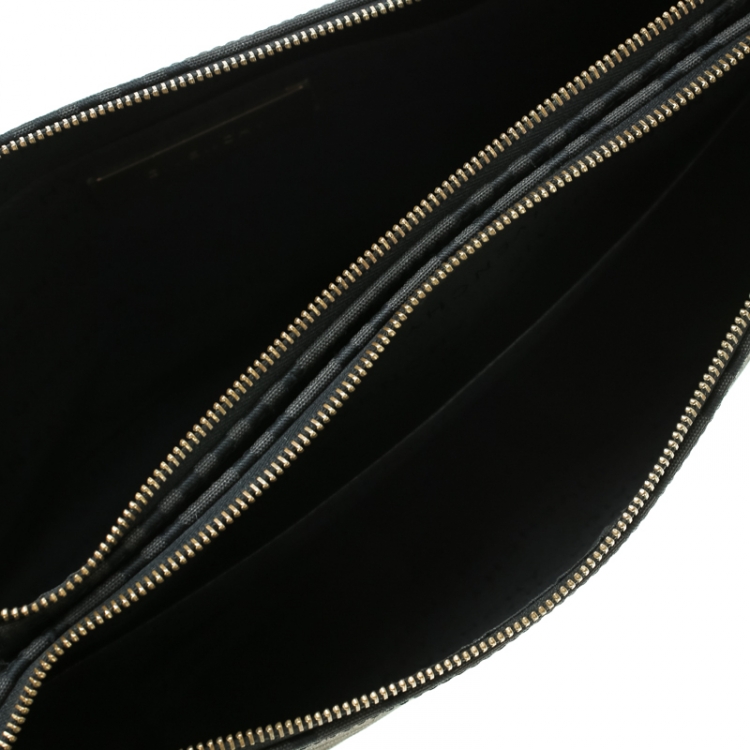 Pre Owned Givenchy Black Signature Canvas Shoulder Bag