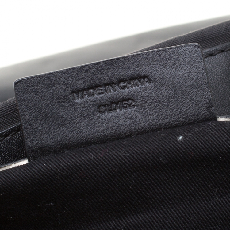 Pre Owned Givenchy Black Monogram Canvas and Leather Satchel