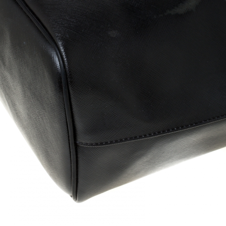 Pre Owned Givenchy Black Coated Canvas and Leather Rottweiler Antigona Tote  