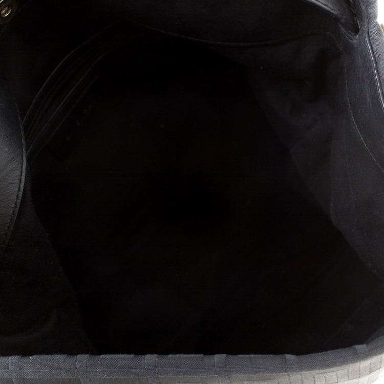مملوكة مسبقًا Givenchy Black Monogram Canvas and Leather Hobo