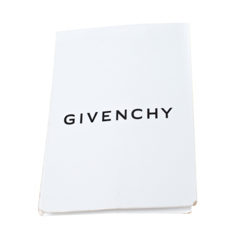 Pre Owned Givenchy Blue/Brown Monogram Denim and Leather Shoulder Bag