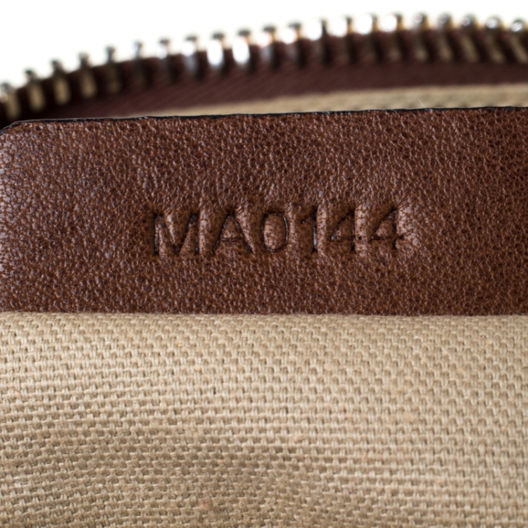 Pre Owned Givenchy Brown Leather Nightingale Satchel